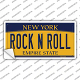 Rock N Roll New York Novelty Sticker Decal