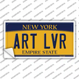 Art Lvr New York Novelty Sticker Decal
