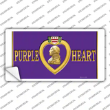 Purple Heart Novelty Sticker Decal