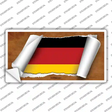 Germany Flag Scroll Novelty Sticker Decal
