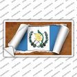 Guatemala Flag Scrolls Novelty Sticker Decal