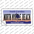 North Myrtle Beach State Background Novelty Sticker Decal