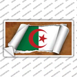 Algeria Flag Scroll Novelty Sticker Decal