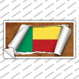 Banin Flag Scroll Novelty Sticker Decal