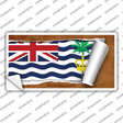 British Indian Ocean Flag Scroll Novelty Sticker Decal