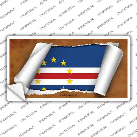 Camp Verde Flag Scroll Novelty Sticker Decal