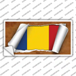 Chad Flag Scroll Novelty Sticker Decal