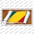 Congo Flag Scroll Novelty Sticker Decal