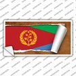 Eritrea Flag Scroll Novelty Sticker Decal