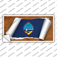Guam Flag Scroll Novelty Sticker Decal