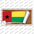 Guinea-Bissau Flag Scroll Novelty Sticker Decal