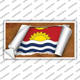 Kiribati Flag Scroll Novelty Sticker Decal