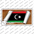 Libya Flag Scroll Novelty Sticker Decal