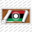 Malawi Flag Scroll Novelty Sticker Decal