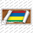 Mauritius Flag Scroll Novelty Sticker Decal