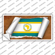 Organization African Unity Flag Scroll Novelty Sticker Decal