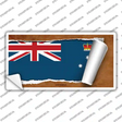 Victoria Flag Scroll Novelty Sticker Decal