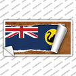 West Australia Flag Scroll Novelty Sticker Decal