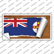 New South Wales Flag Scroll Novelty Sticker Decal