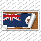 Tasmania Flag Scroll Novelty Sticker Decal