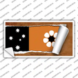 Northern Territory Flag Scroll Novelty Sticker Decal