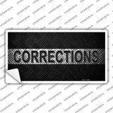 Corrections Novelty Sticker Decal