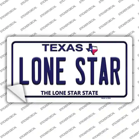 Lone Star Texas Novelty Sticker Decal