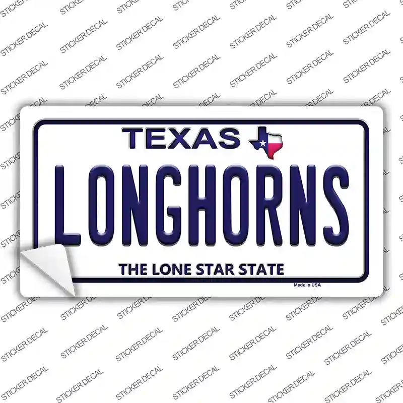 Longhorn Texas Novelty Sticker Decal