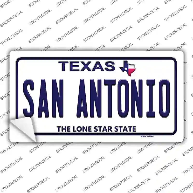 San Antonio Texas Novelty Sticker Decal