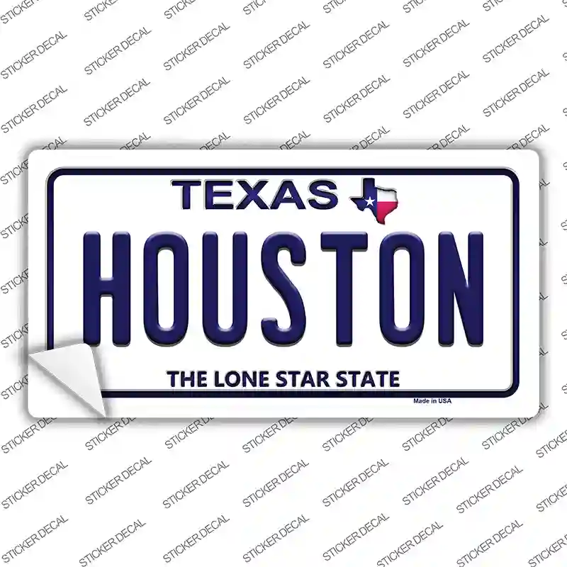 Houston Texas Novelty Sticker Decal