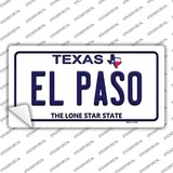 El Paso Texas Novelty Sticker Decal