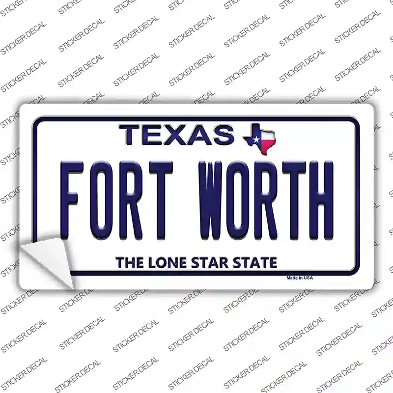 Fort Worth Texas Novelty Sticker Decal