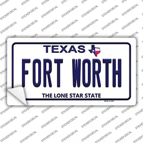 Fort Worth Texas Novelty Sticker Decal