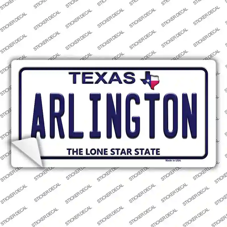 Arlington Texas Novelty Sticker Decal