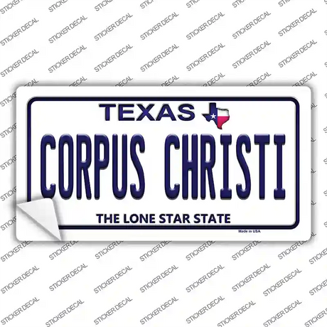 Corpus Christi Texas Novelty Sticker Decal