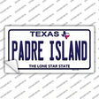 Padre Island Texas Novelty Sticker Decal