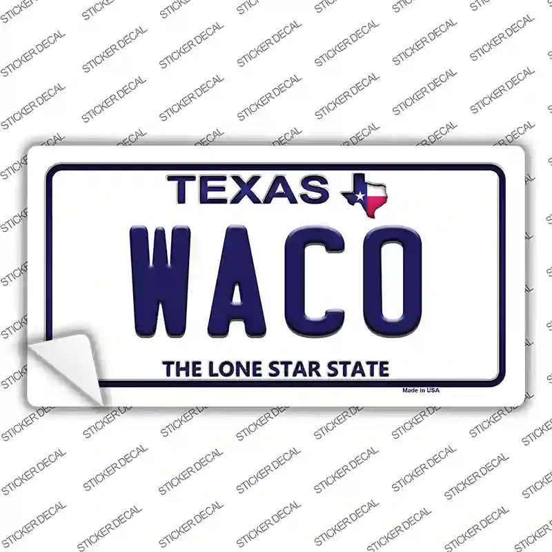 Waco Texas Novelty Sticker Decal