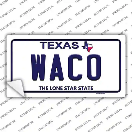 Waco Texas Novelty Sticker Decal