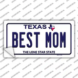 Best Mom Texas Novelty Sticker Decal