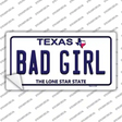 Bad Girl Texas Novelty Sticker Decal