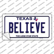 Believe Texas Novelty Sticker Decal