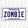 Zombie Texas Novelty Sticker Decal