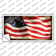American Vine Flag Novelty Sticker Decal