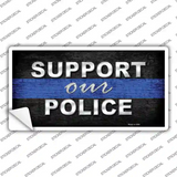 Support Our Police Novelty Sticker Decal