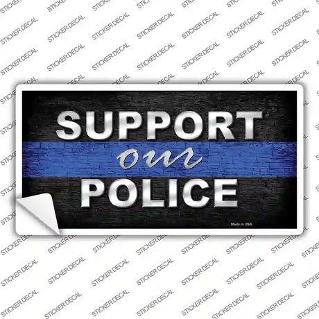 Support Our Police Novelty Sticker Decal