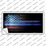 American Flag Police Novelty Sticker Decal