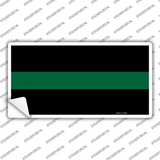 Thin Green Line Novelty Sticker Decal