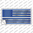 Blue American Flag Thin White Line Novelty Sticker Decal