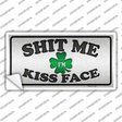 Shit Me Kissed Face Novelty Sticker Decal