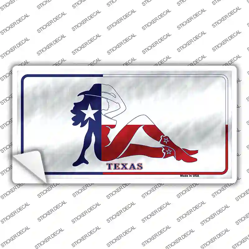 Texas Girl Novelty Sticker Decal
